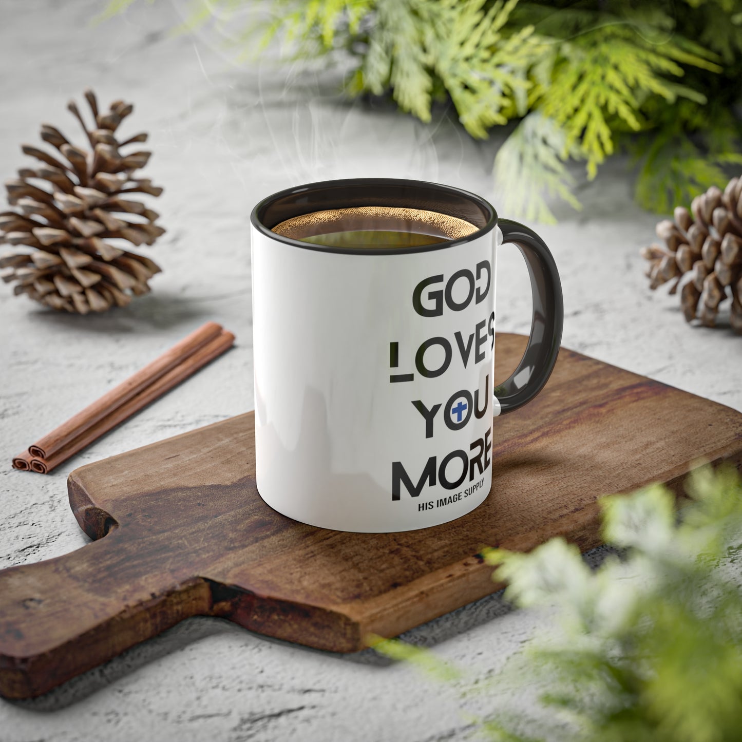 God Loves You More Colorful Mug, 11oz