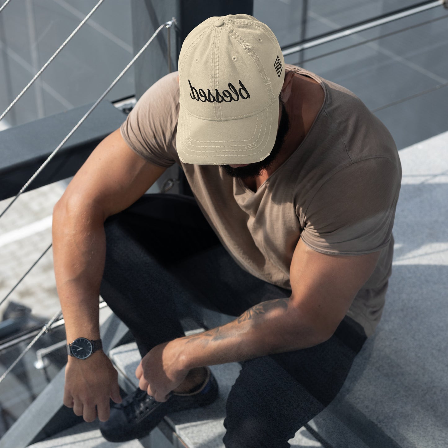 Blessed Reflection Distress Hat
