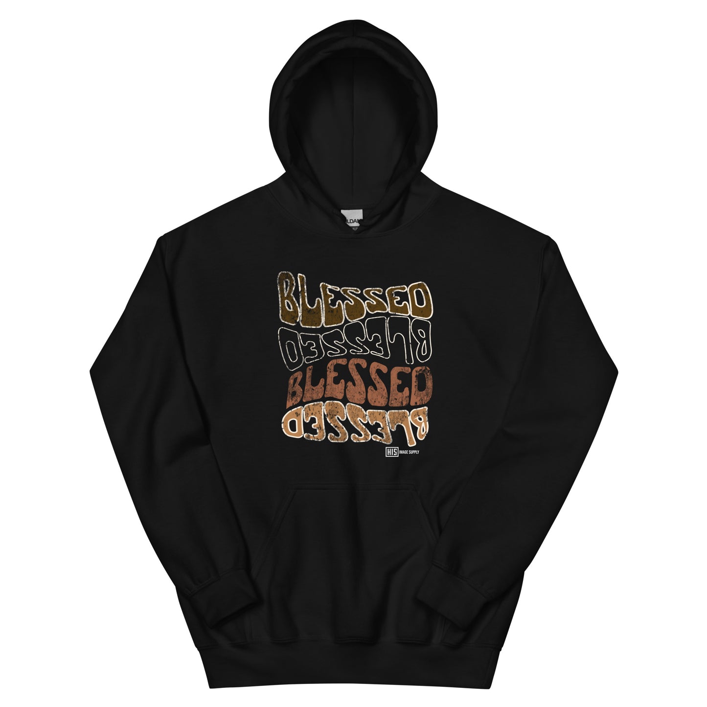 Blessed Warp Reflection Hoodie - Distressed
