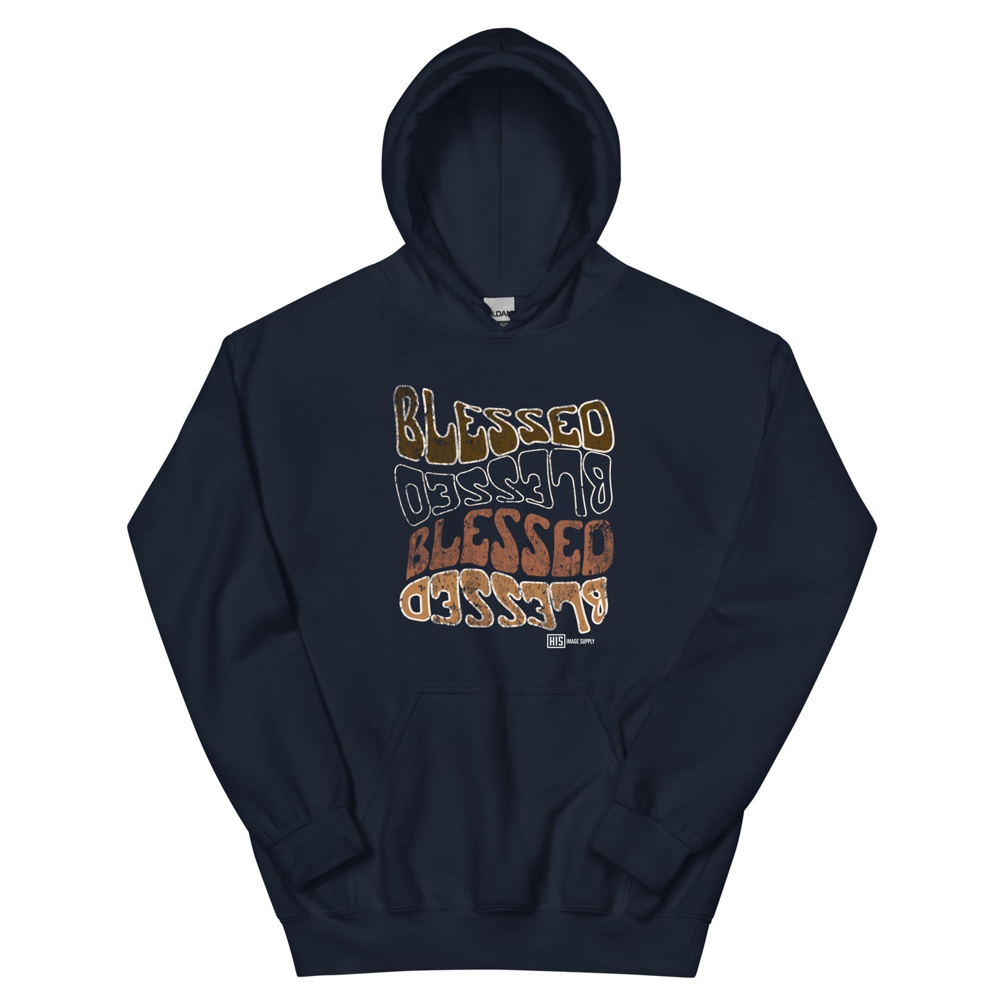 Blessed Warp Reflection Hoodie - Distressed
