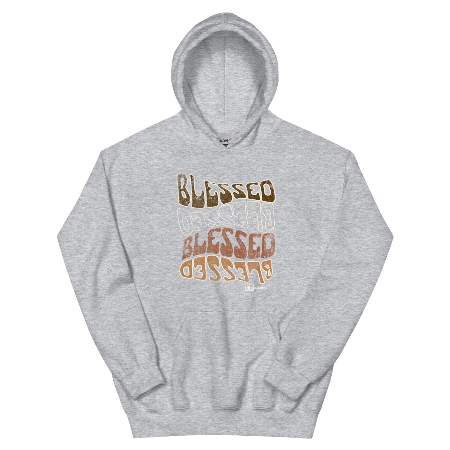 Blessed Warp Reflection Hoodie - Distressed