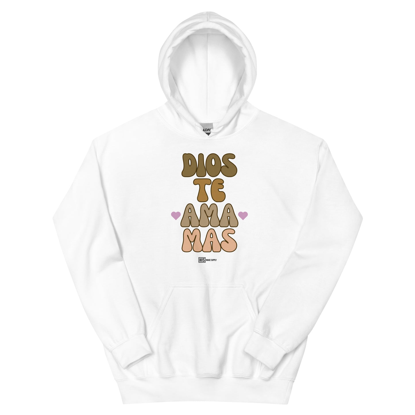 Dios Te Ama Mas Retro Vibe Hoodie- GLYM