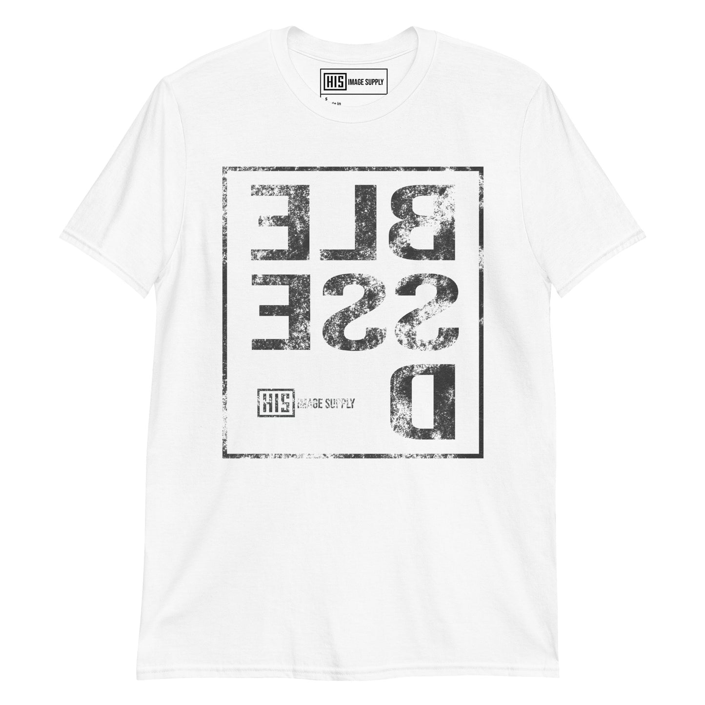 Boxed Reflection Soft Style Tee - Blessed